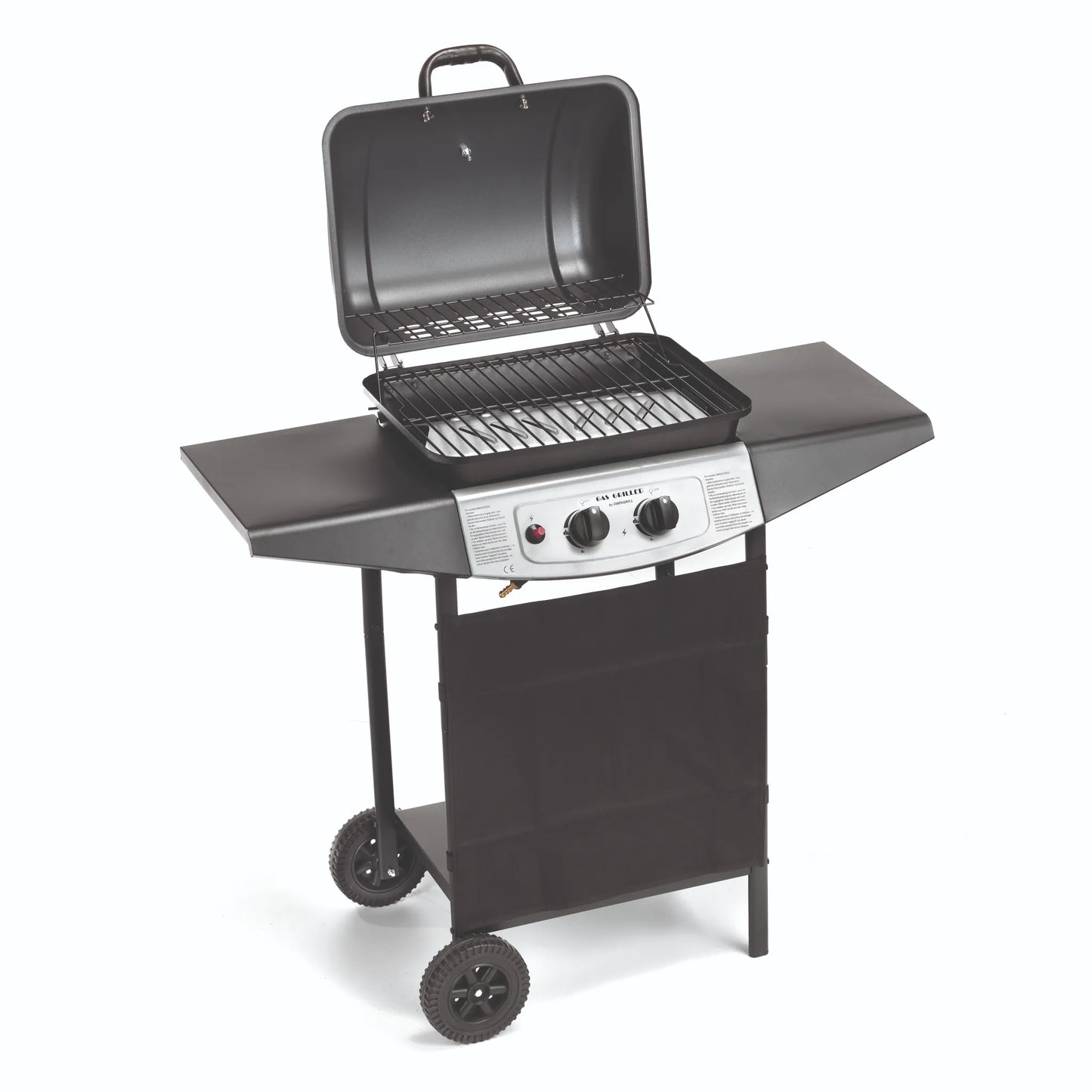 Ompagrill Barbecue Gas con roccia lavica e/o cottura riflessa 4936 Double