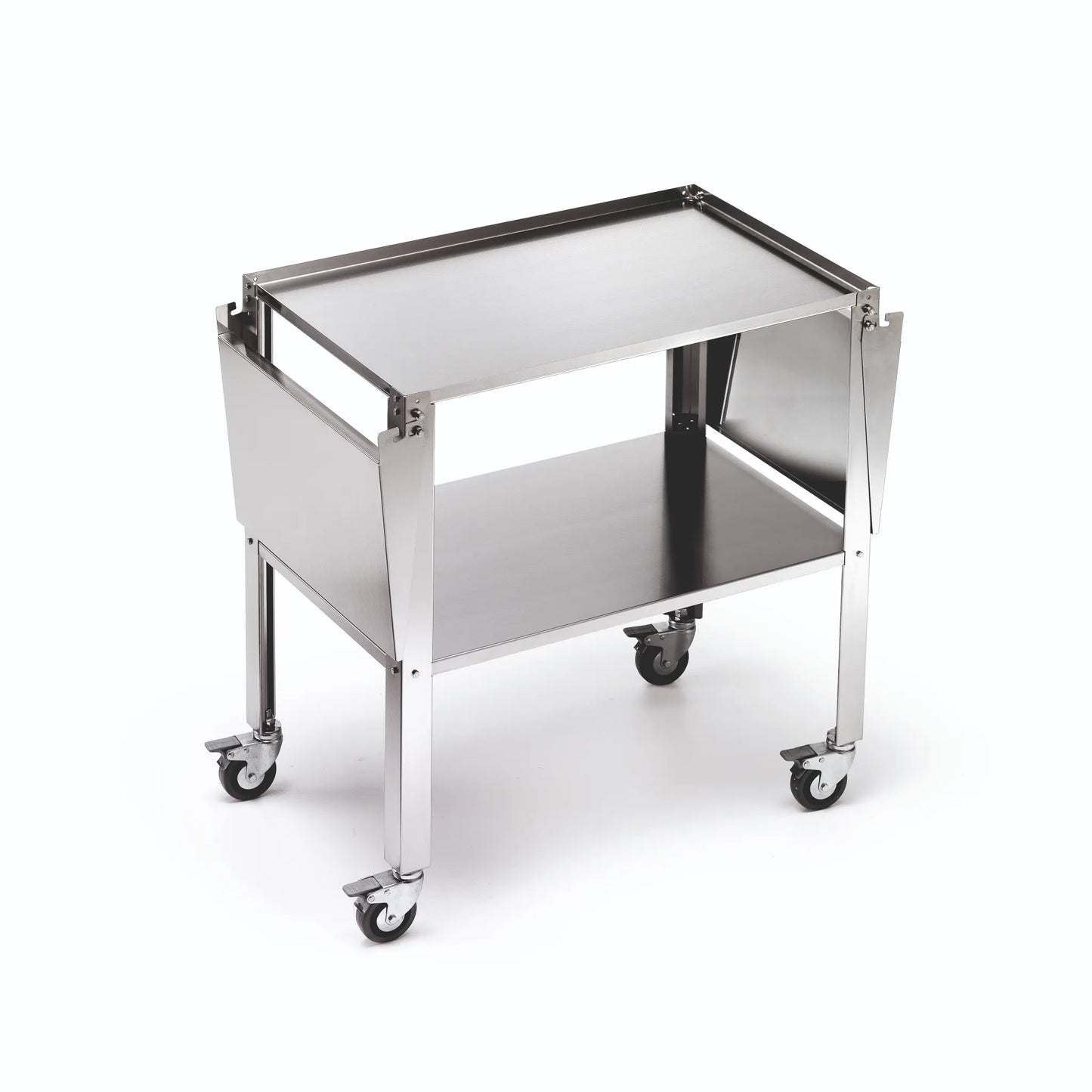Ompagrill carrello porta piastre da due inox grande P46 x L128,5 x H76m 46130