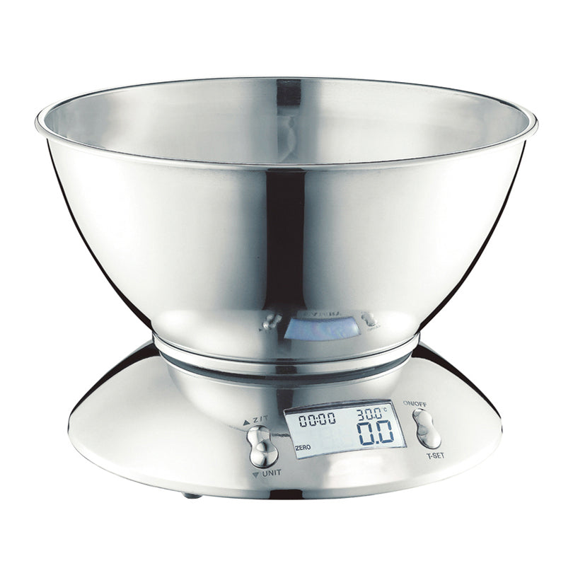 Camery Bilancia cucina digitale "Lucida" con bastardella 1g/5kg
