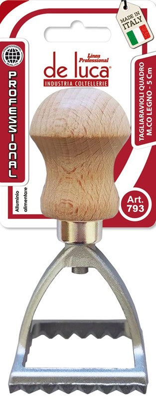 De Luca Tagliaraviolo professionale quadrato in alluminio alimentare 5x5 cm AG007931