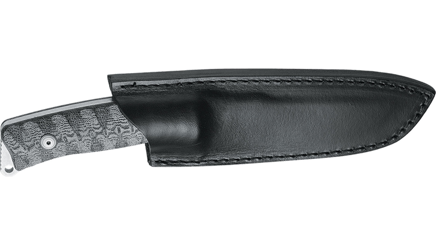 Fox coltello Lama fissa PRO HUNTER con fodero cuoio FX-131 MBSW