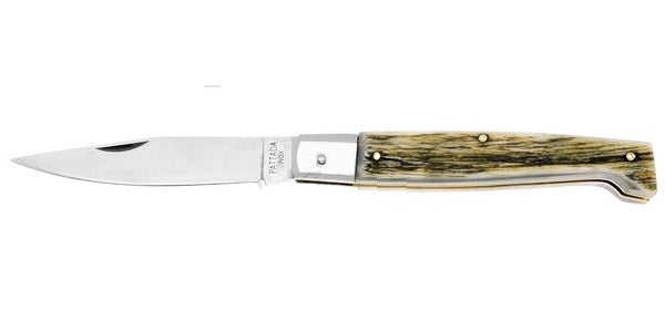 Coltello Pattada CORNO GREZZO lunghezza totale inox 22cm 5541013