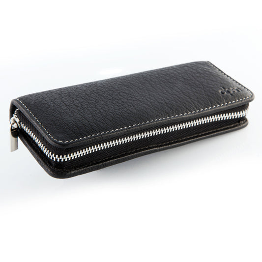 Alpen set da uomo per la cura della barba baffi manicure astuccio in pelle nera 6894R