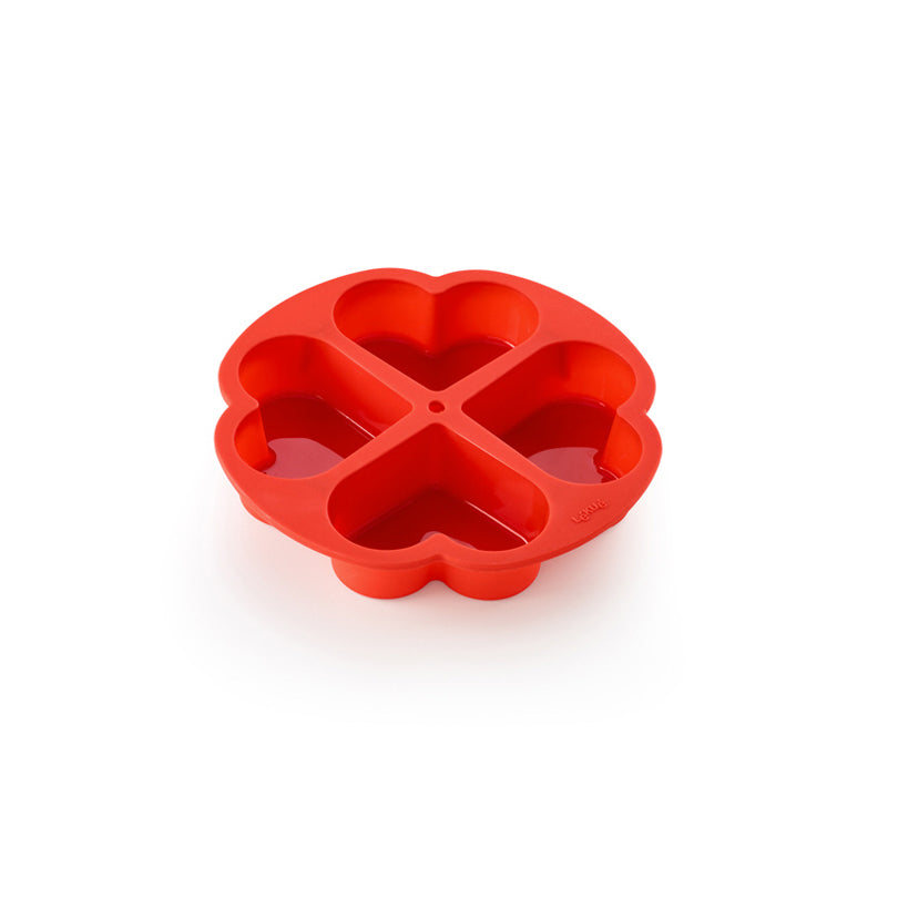 Lékué Stampo torta in silicone "Cuore" 4 porzioni cm 26,5x4,5