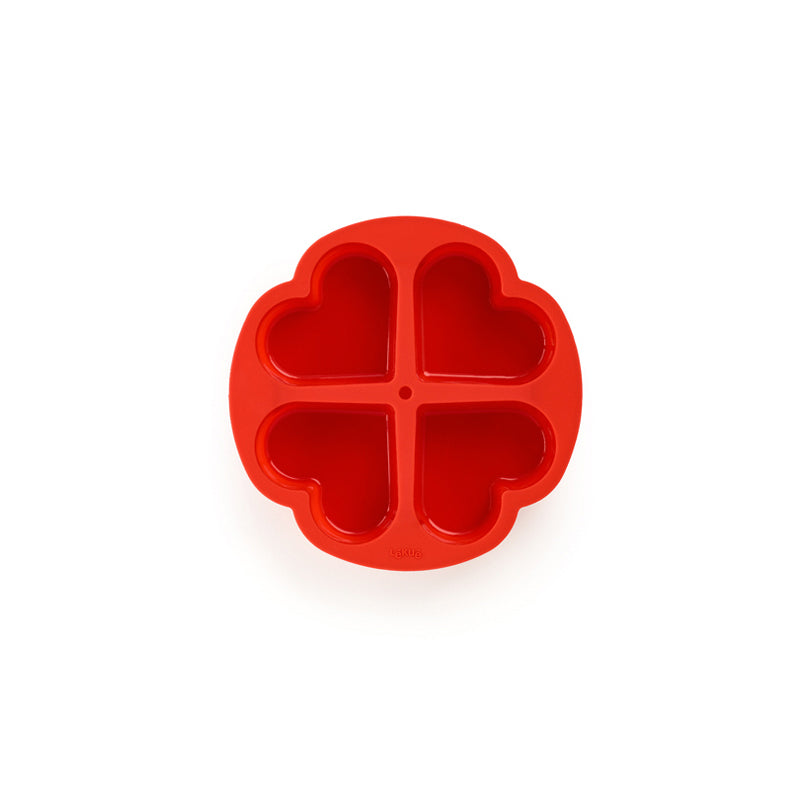 Lékué Stampo torta in silicone "Cuore" 4 porzioni cm 26,5x4,5