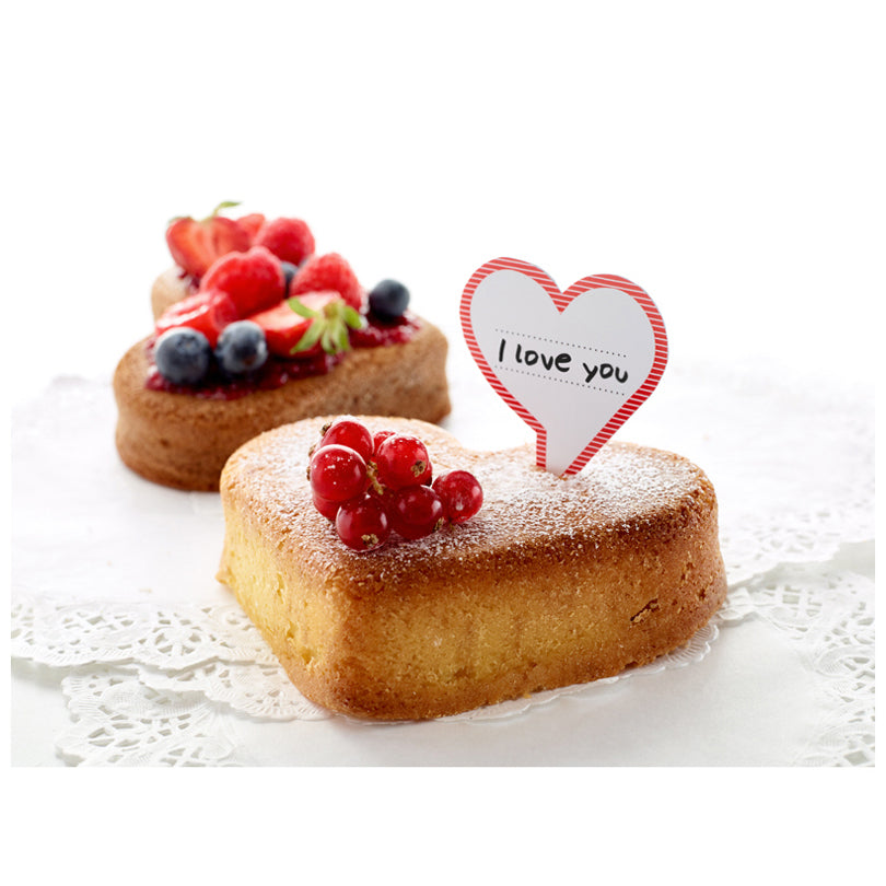 Lékué Stampo torta in silicone "Cuore" 4 porzioni cm 26,5x4,5