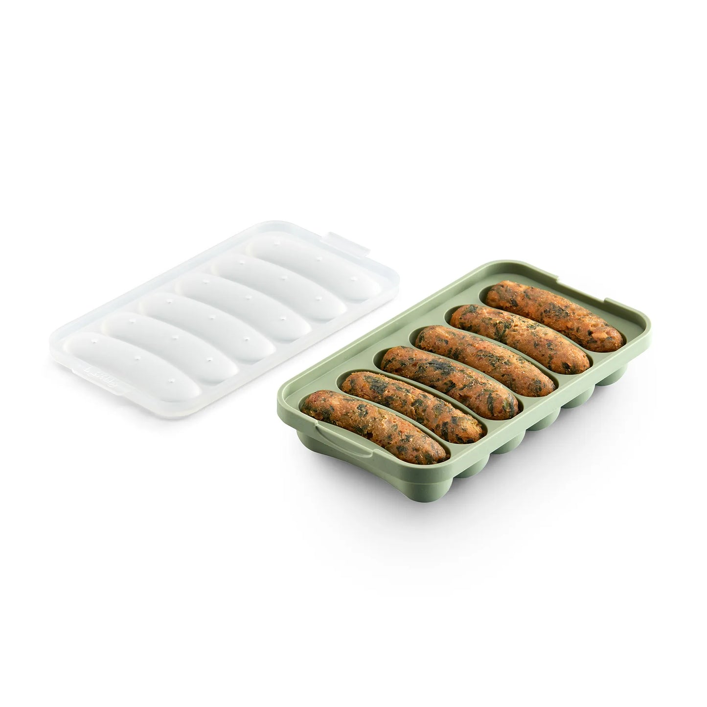 Lékué Stampo salsicce vegane Sausages 6 cavità cm 19,5x10,5x3,5
