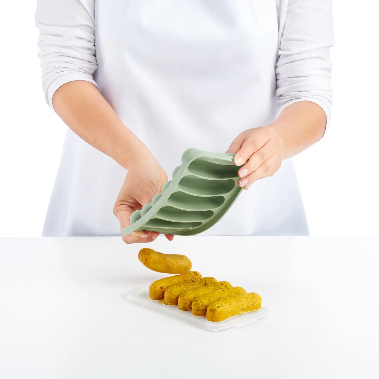 Lékué Stampo salsicce vegane Sausages 6 cavità cm 19,5x10,5x3,5