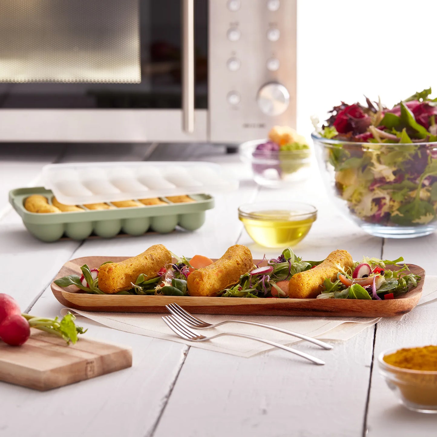 Lékué Stampo salsicce vegane Sausages 6 cavità cm 19,5x10,5x3,5