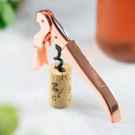 Pulltex Cavatappi "Pulltap's Basic Gold Rosè" cm 12 doppia leva tagliacapsule