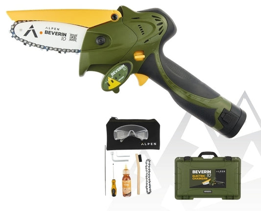 Alpen Beverin 10 seghetto elettrico con 2 batterie ioni di litio