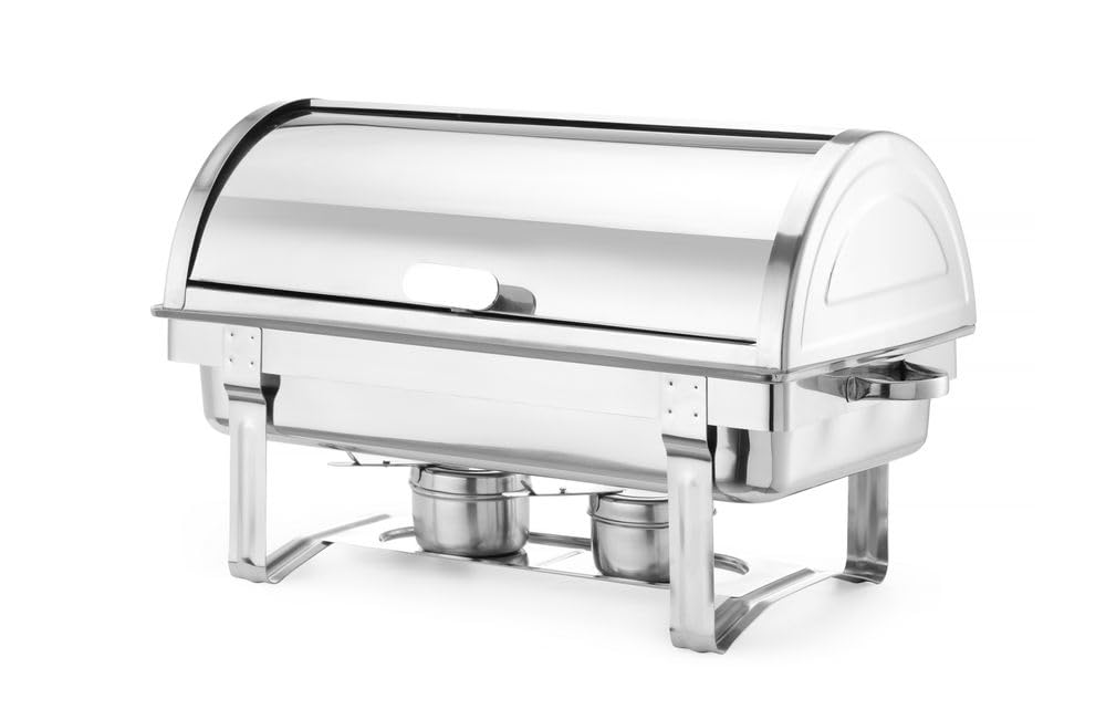 Scaldavivande con Coperchio Arrotolabile Gastronorm 1/1 HENDI Kitchen Line 9L
