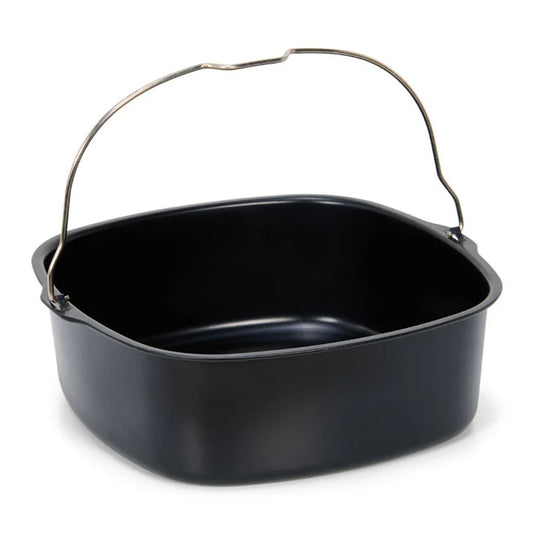 Patisse Stampo per torta quadrato con maniglia, adatto per friggitrice ad aria cm 21x21