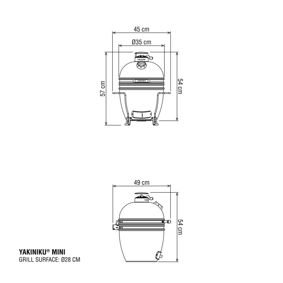 Yakiniku Kamado Barbecue Mini per 2 persone