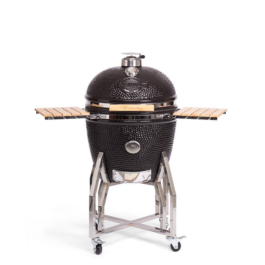 Yakiniku Kamado XLarge Complete Griglia per 8-12 persone cm Ø56 +griglia mezza luna + carbone + pinza barbecue+