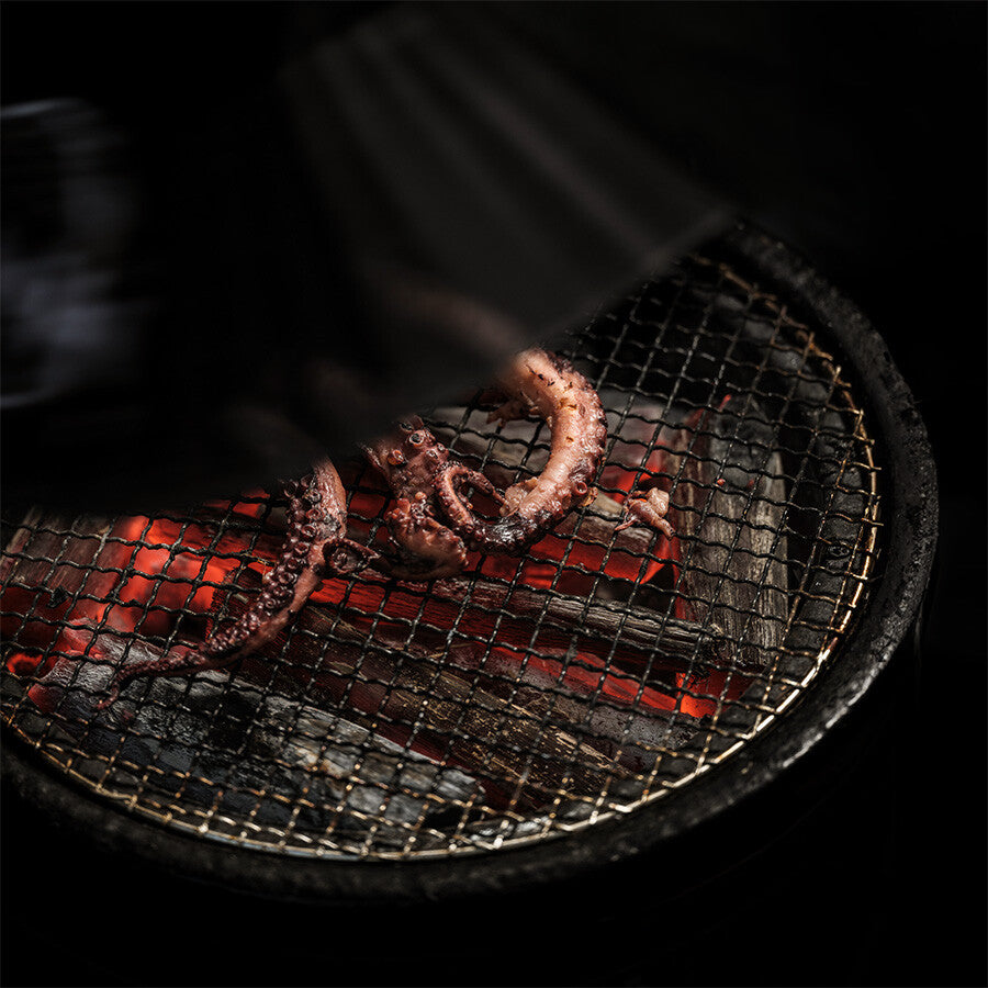 Yakiniku Shichirin barbecue griglia x tavolo Mini tonda 2 persone cm Ø23