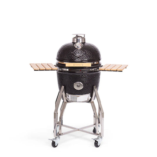 Barbecue Kamado Yakiniku Medium per 4-5 persone +griglia mezza luna + carbone + pinza barbecue+