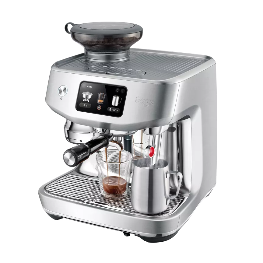 Sage the Oracle Jet Tartufo nero caffè perfetto macinatura dosaggio e pressa punto di riferimento per l'espresso SES985BTR4EEU1