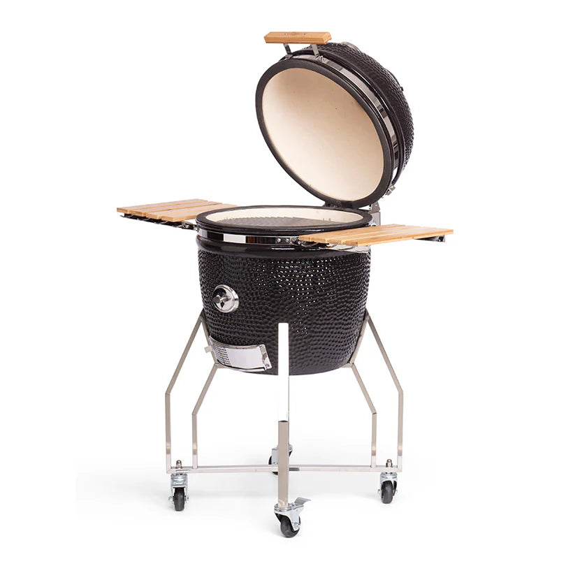 Barbecue Kamado Yakiniku Large per 6-8 persone +griglia mezza luna + carbone + pinza barbecue+