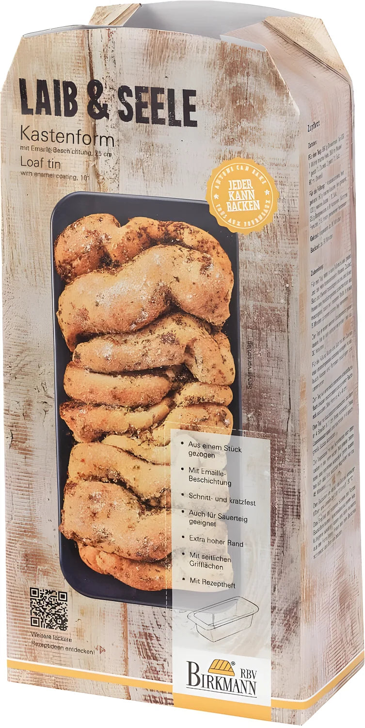 Birkmann stampo per pane smaltato 25 cm. 2 litri di capienza