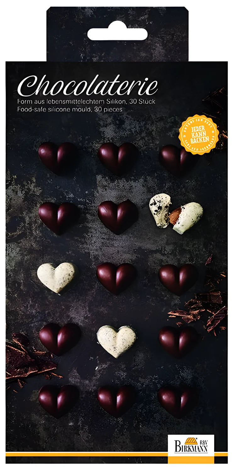 Birkmann stampi per 30 praline cioccolatini forma cuore 252837