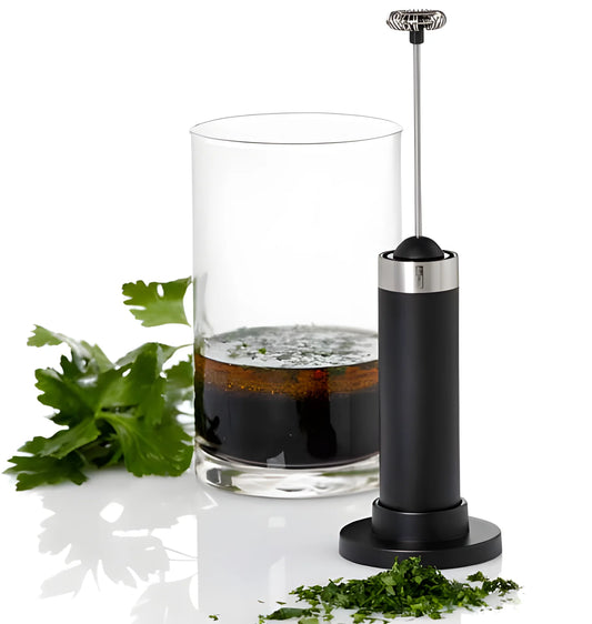 AdHoc Montalatte con batterie alto 21cm diametro 3cm nero MS14