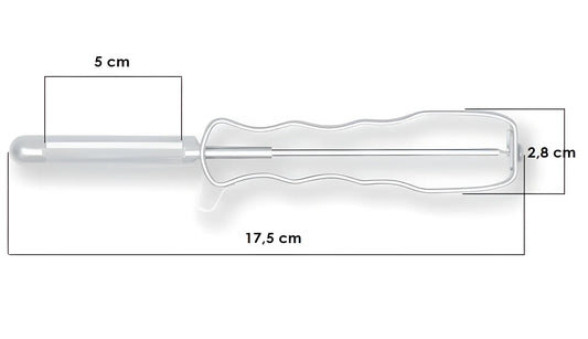 Kai pelapatate inox professionale lama mobile 5 cm DH6001