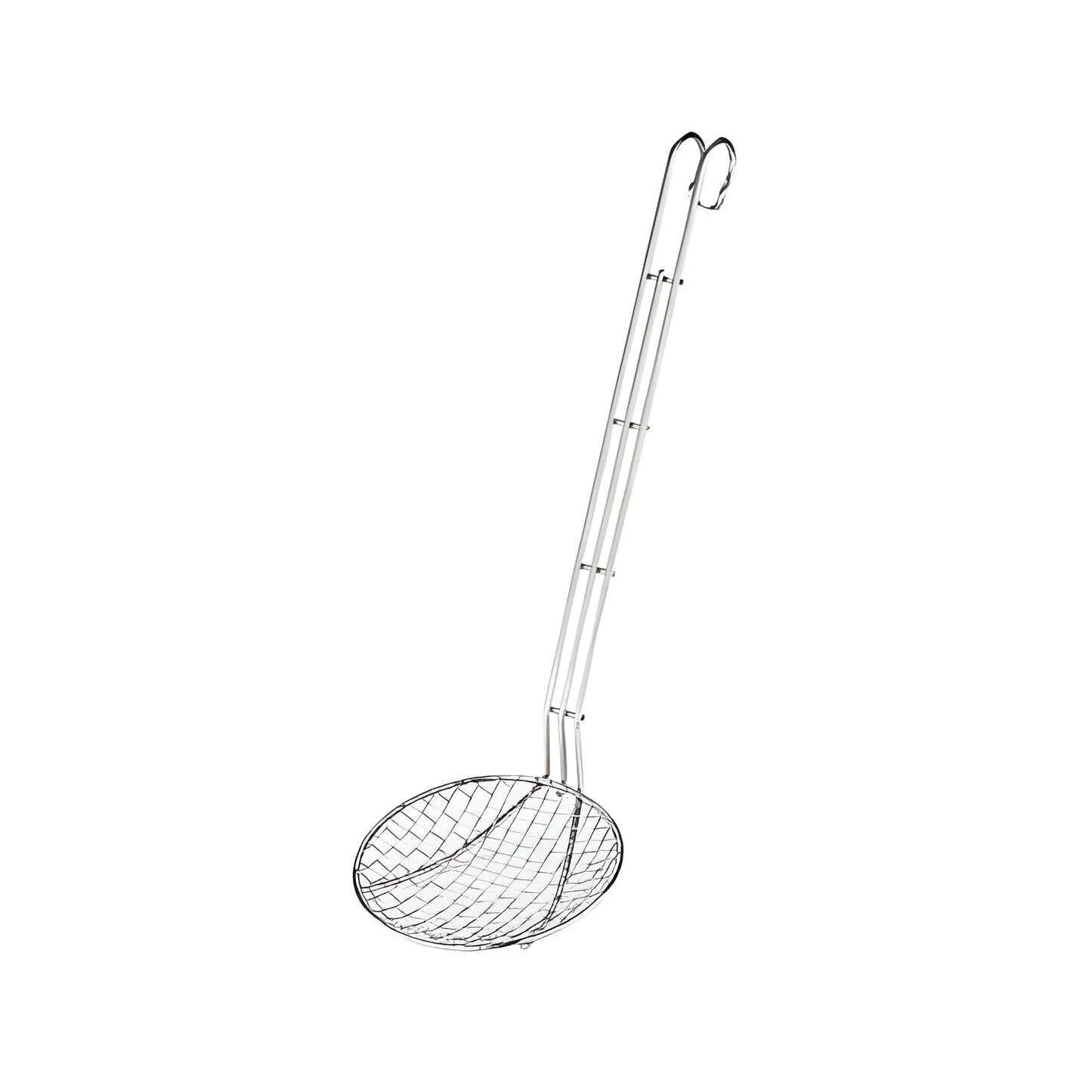 Schiumarola professionale inox rete diametro Ø 16cm. lunga cm 51