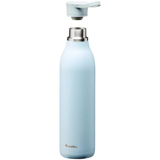 Bottiglia termica CityLoop eCycle Celeste 600 ml Ø 6,5x h 26 cm