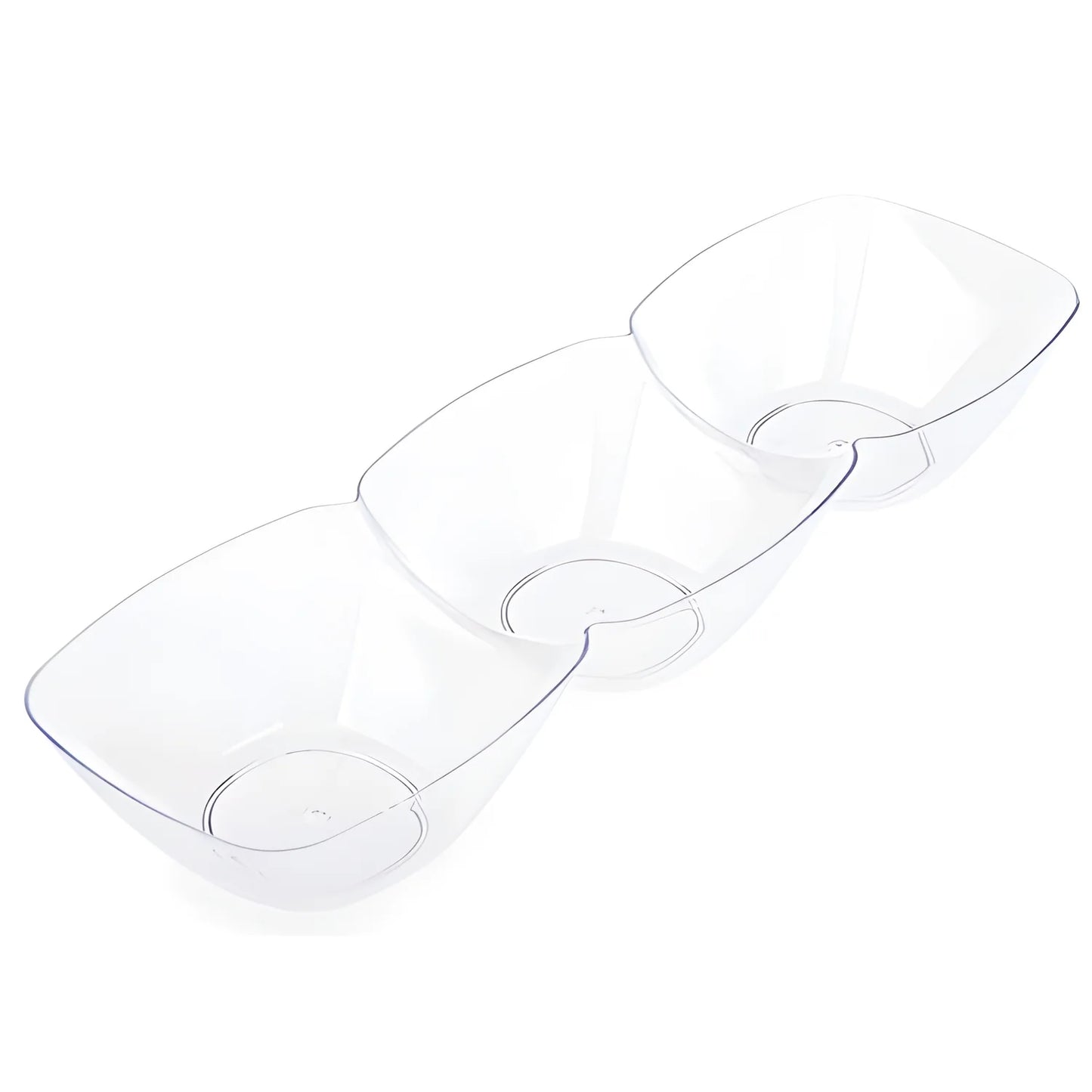 Finger food TRIS di contenitori tre in uno capienza 230 ml