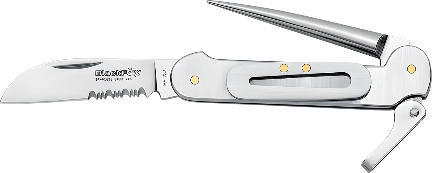 Coltello da Marinaio per Barca adatto per Cime Black Fox BF-237