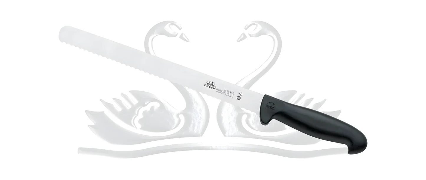 Due Cigni coltello dentato da pane cm 26 2C 436/26 ND