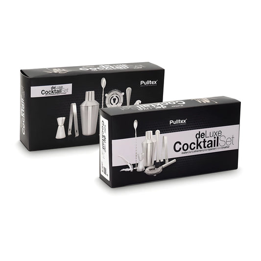 Pulltex cocktail in acciaio inox "Deluxe" 7 pezzi cm 37,5x20x9