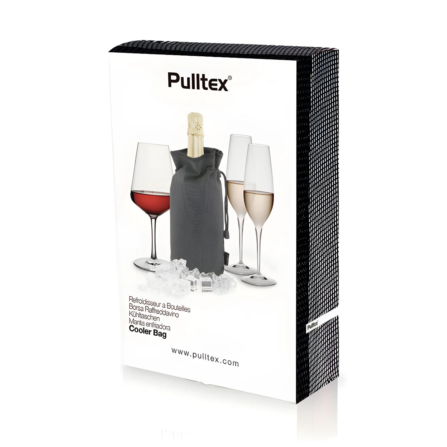 Pulltex Borsa raffredda champagne nera cm Ø18x26,5
