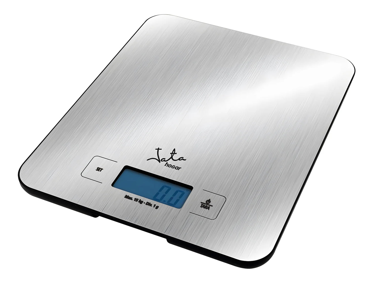 Bilancia elettronica piano inox 15 kg divisione 1 g. Jata 719