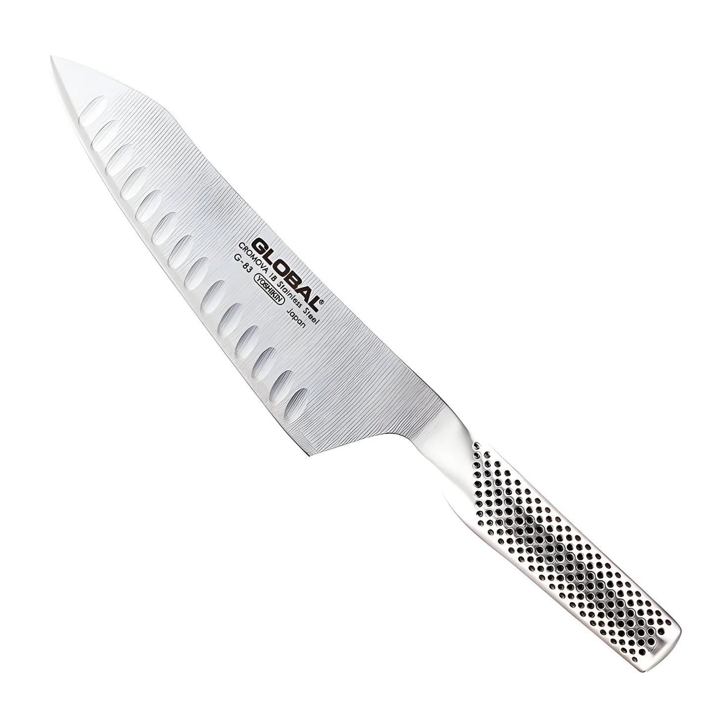 Coltello cucina Chef's orientale alveolato cm.18 Global G-83
