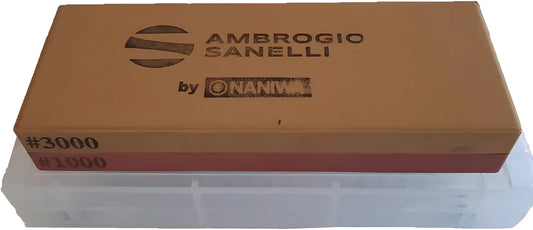 Naniwa Pietra per affilatura 1000/3000 Sanelli con base 1901.000