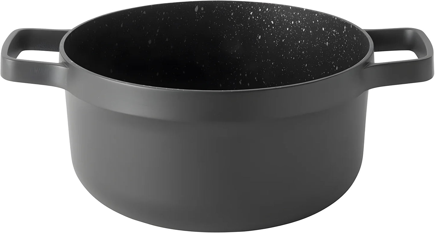 Tegame GEM induzione antiaderente con coperchio cm Ø 24