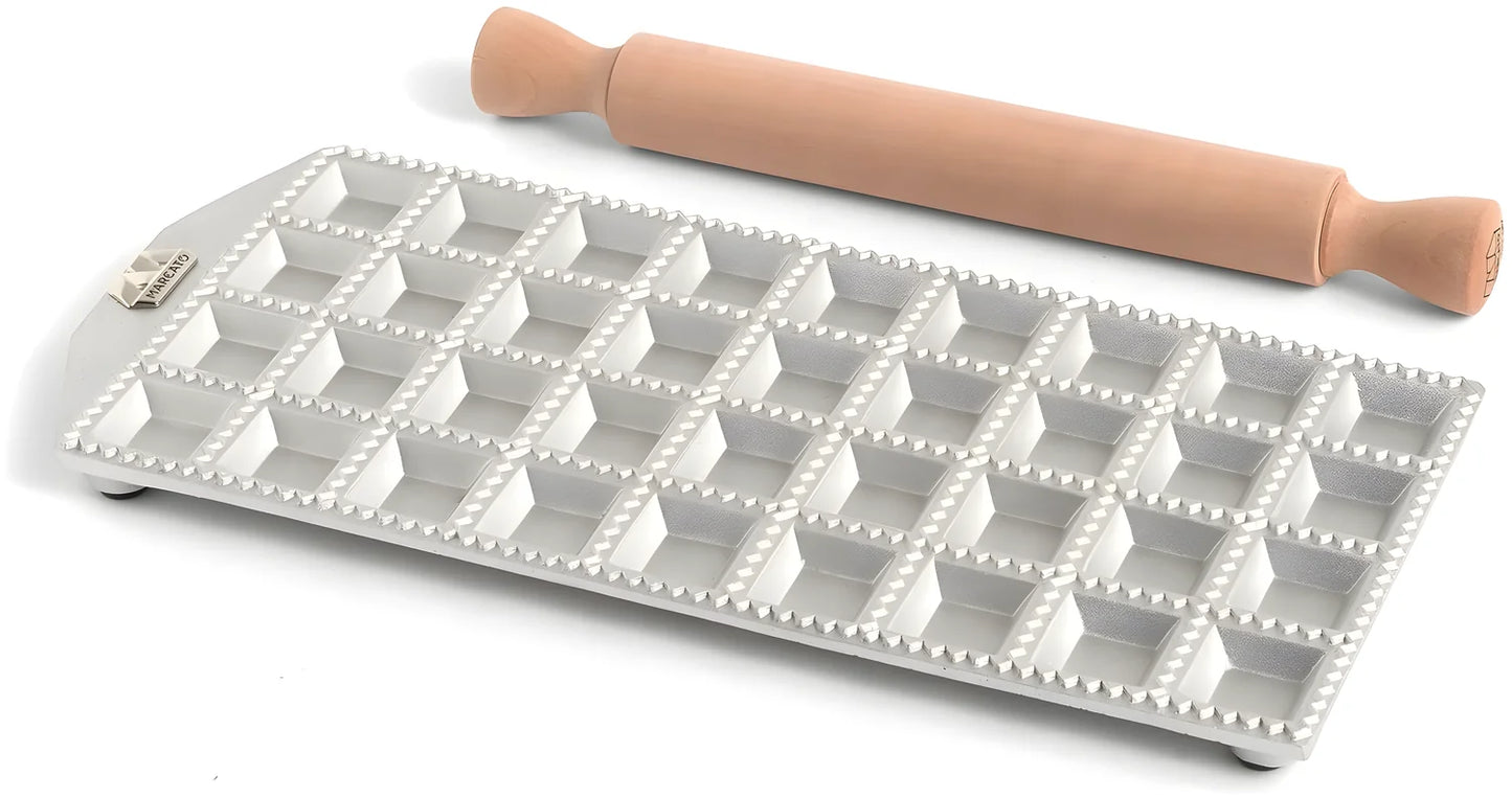 Marcato stampo a tavoletta per 36 ravioli quadrati 35x35 mm