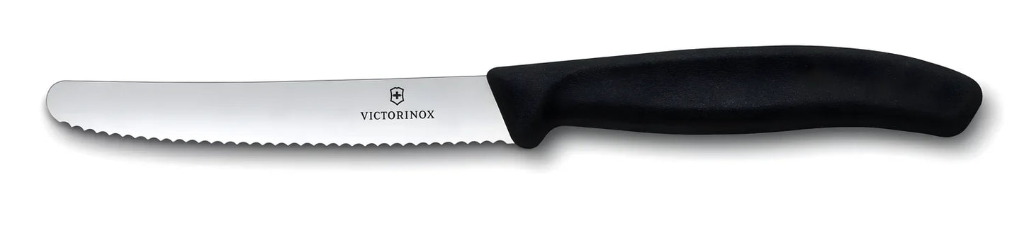 Victorinox da tavola classic ondulato nero 11 cm 6.78 33