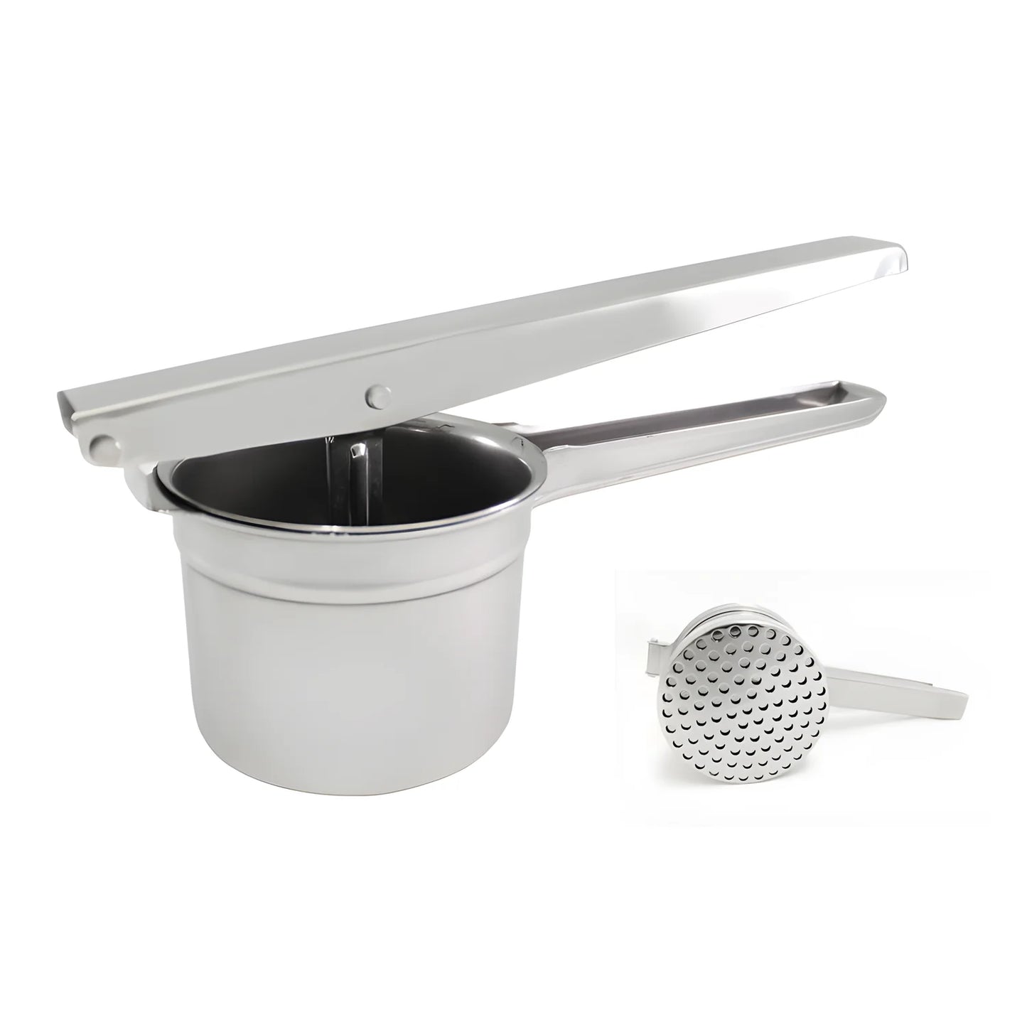 Calder Schiaccia passatelli inox cm Ø8,5x26,5 foro 6,5 mm