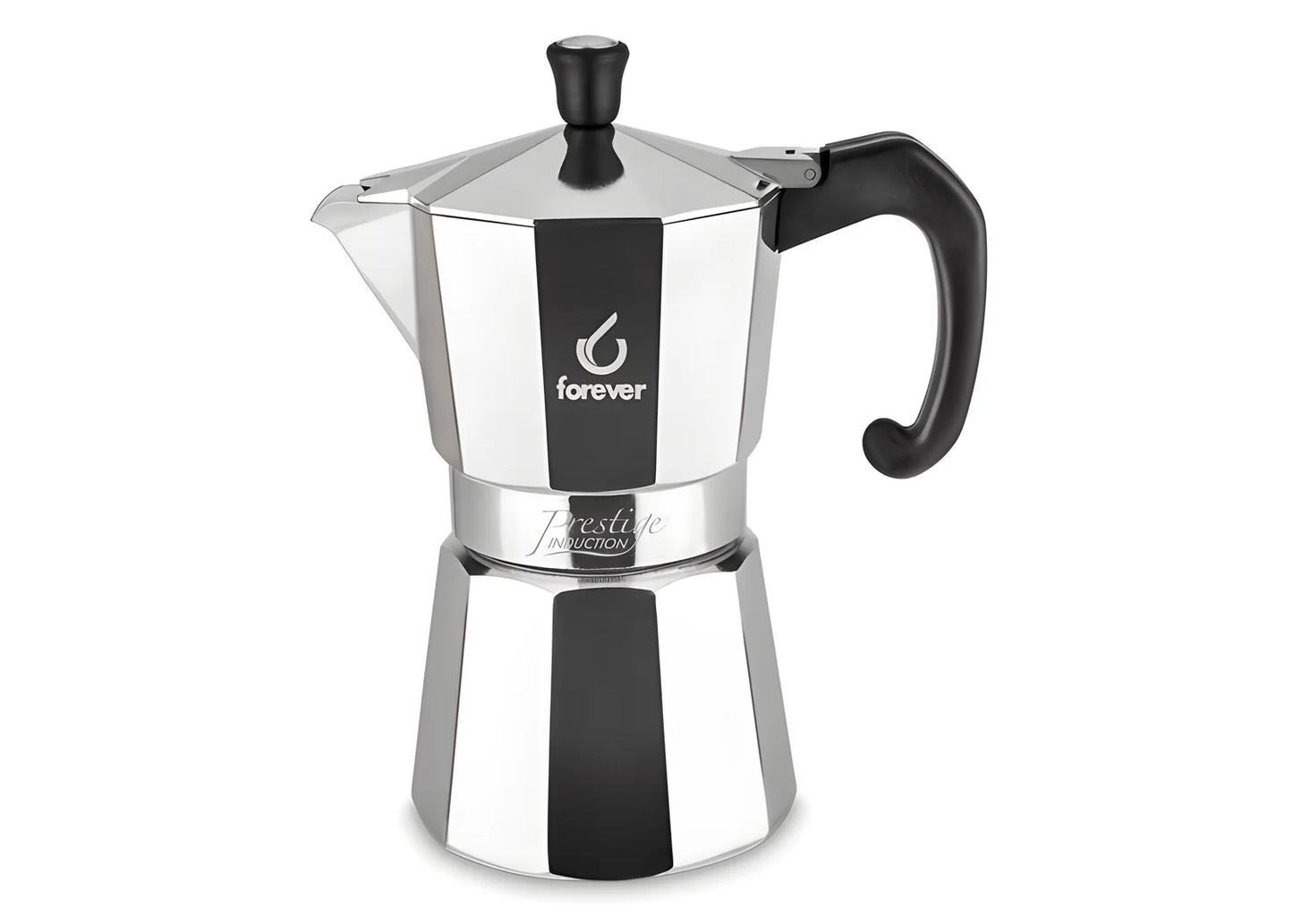 Forever "Miss moka Prestige" alluminio induzione 6 tazze 120403