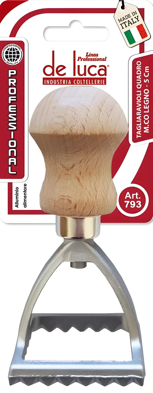 De Luca Tagliaraviolo professionale quadrato in alluminio alimentare 5x5 cm AG007931