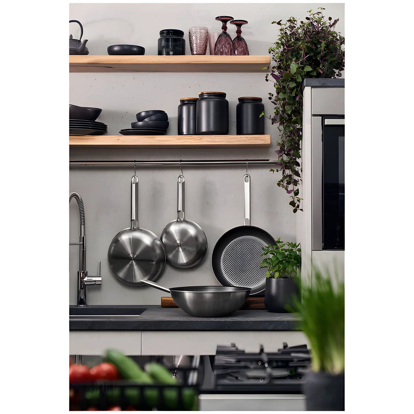 Zwilling Joy Plus Padella Antiaderente 28 cm – Acciaio Inox 18/10, Adatta a Induzione