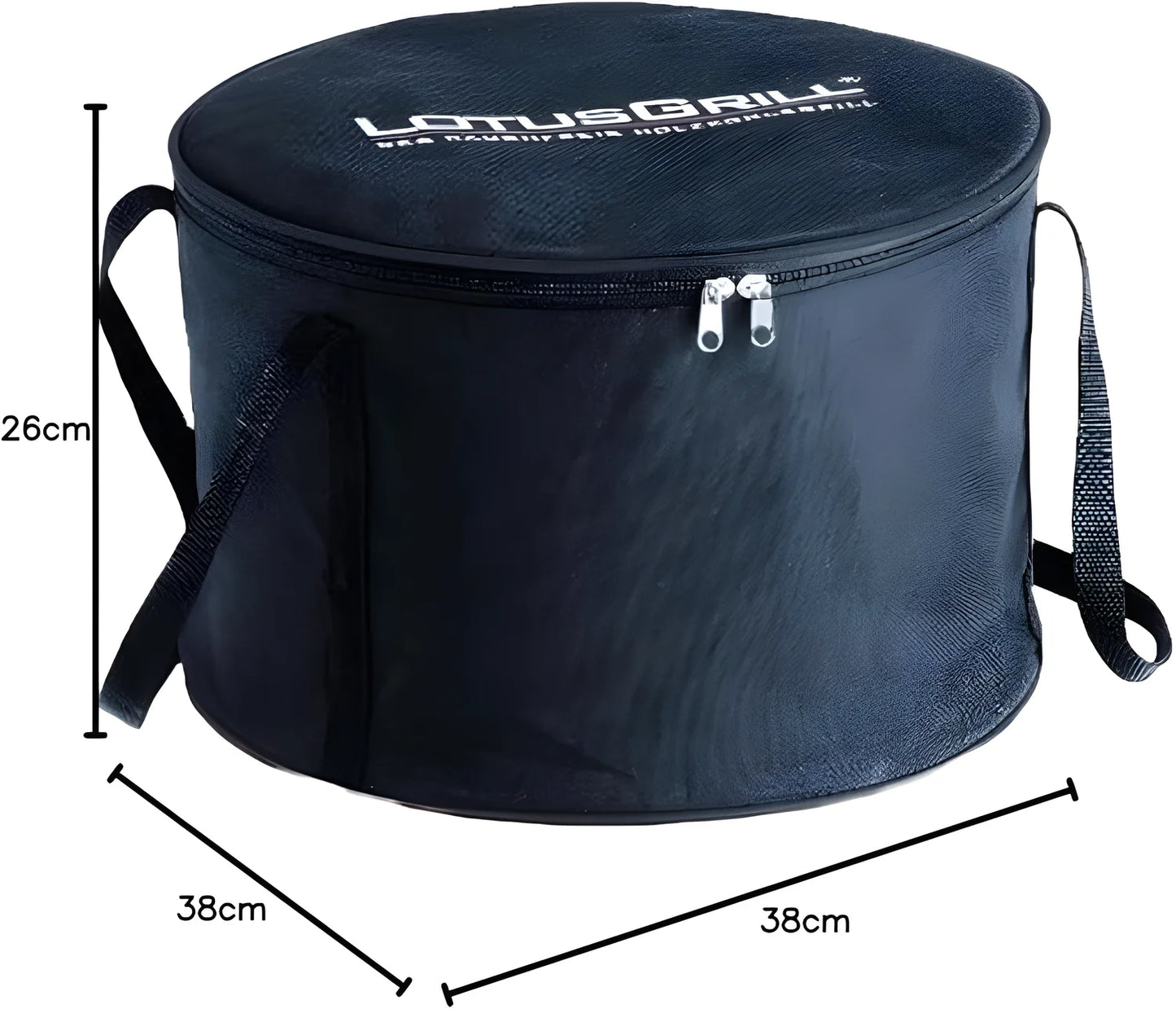 LotusGrill Standard – Barbecue Portatile a Carbonella in Acciaio Inox con Ventola USB/Batterie AA