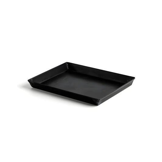 Marcato teglia in acciaio bluito professionale 40x30x3,3cm adatta ad alta temperatura, pizze, focacce, tutti i preparati da forno