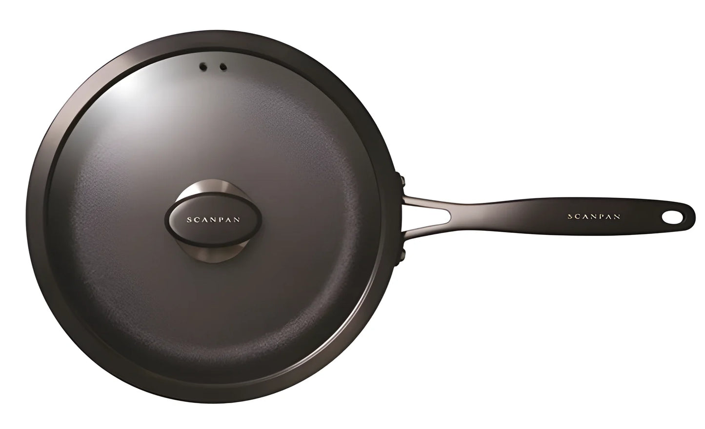 Scanpan Padella cm Ø28 alta "Pro SB+ Induction" antiaderente litri 2,4 con coperchio in vetro
