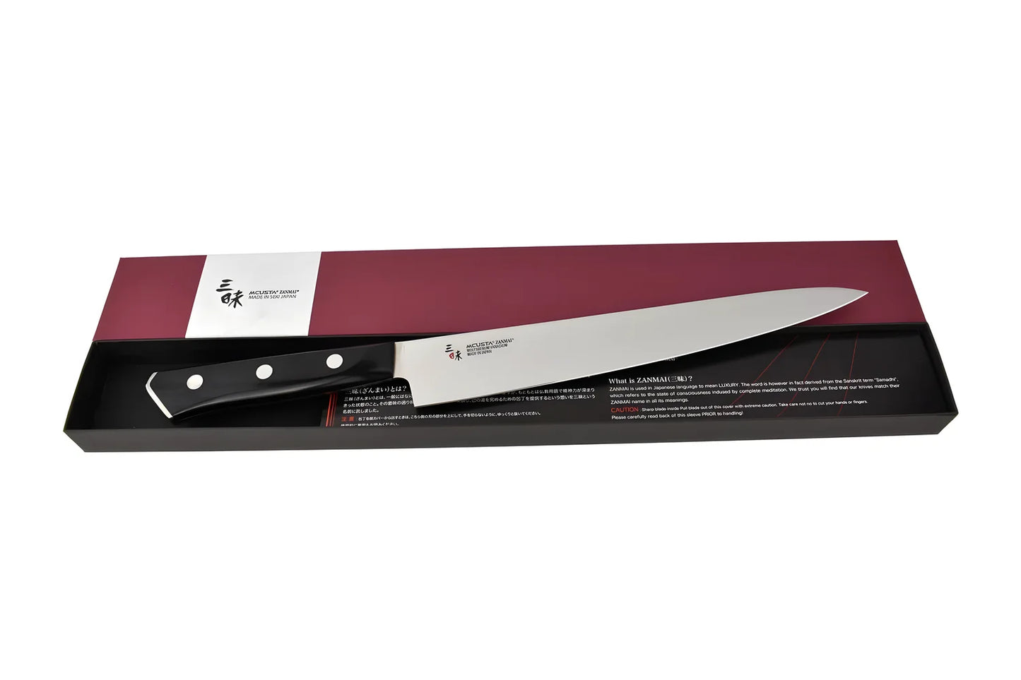 Mcusta Coltello damascato Sujihiki Lama 27 cm HBB-6011M