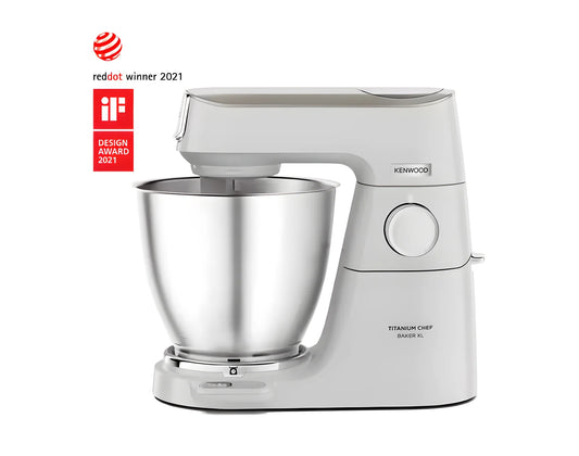 Kenwood Planetaria impastatrice Titanium Chef Baker XL Lite KVL65.001WH ciotola da 7 litri + bilancia integrata e buono acquisti €100