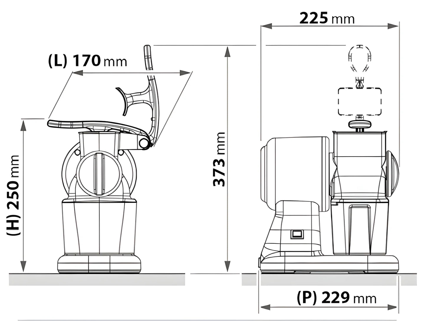 Artus grattugia elettrica GM-150